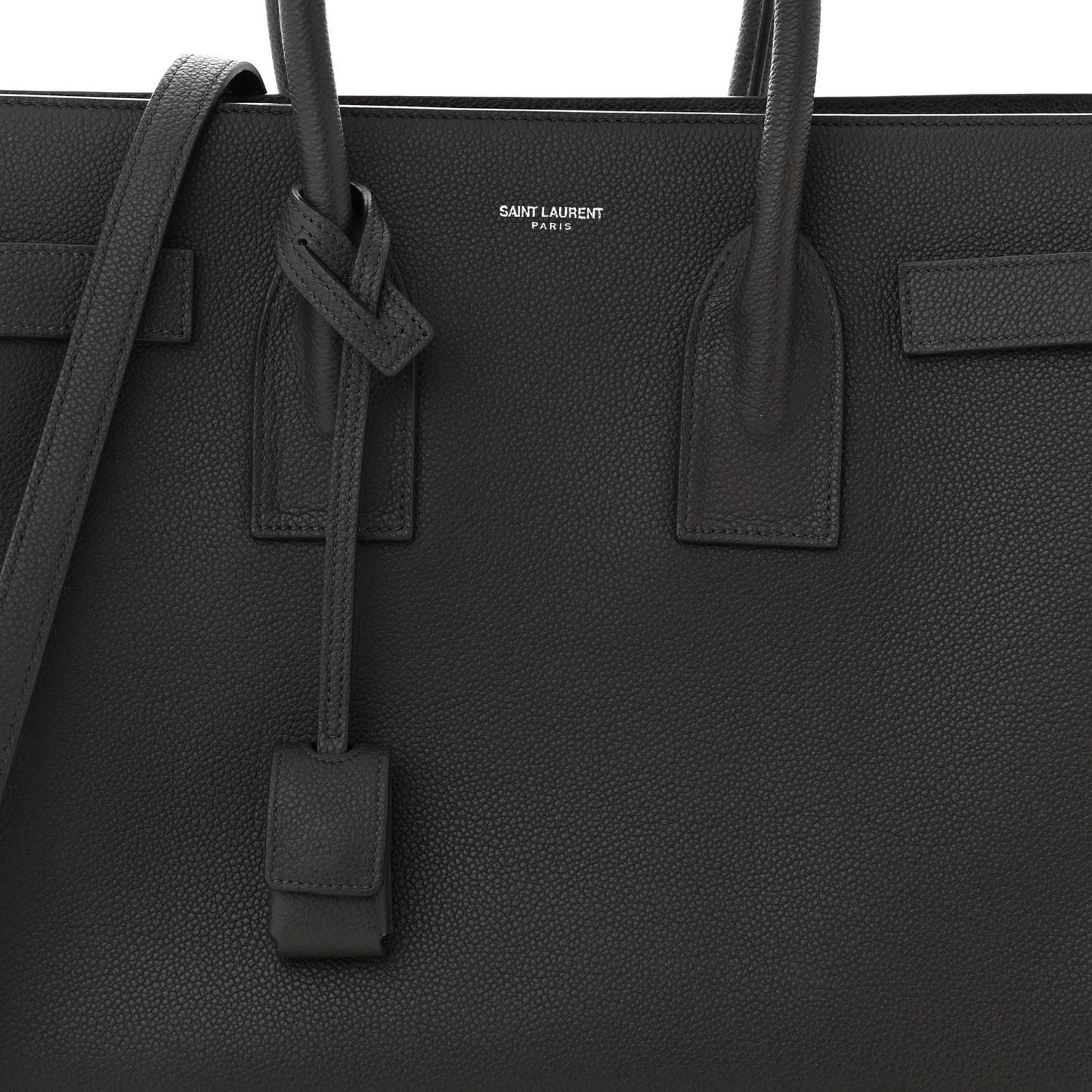 Grained Calfskin Small Sac De Jour Fog