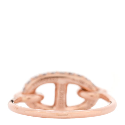 Hermes 18K Rose Gold Diamond Farandole Ring 52 6 3 of 6