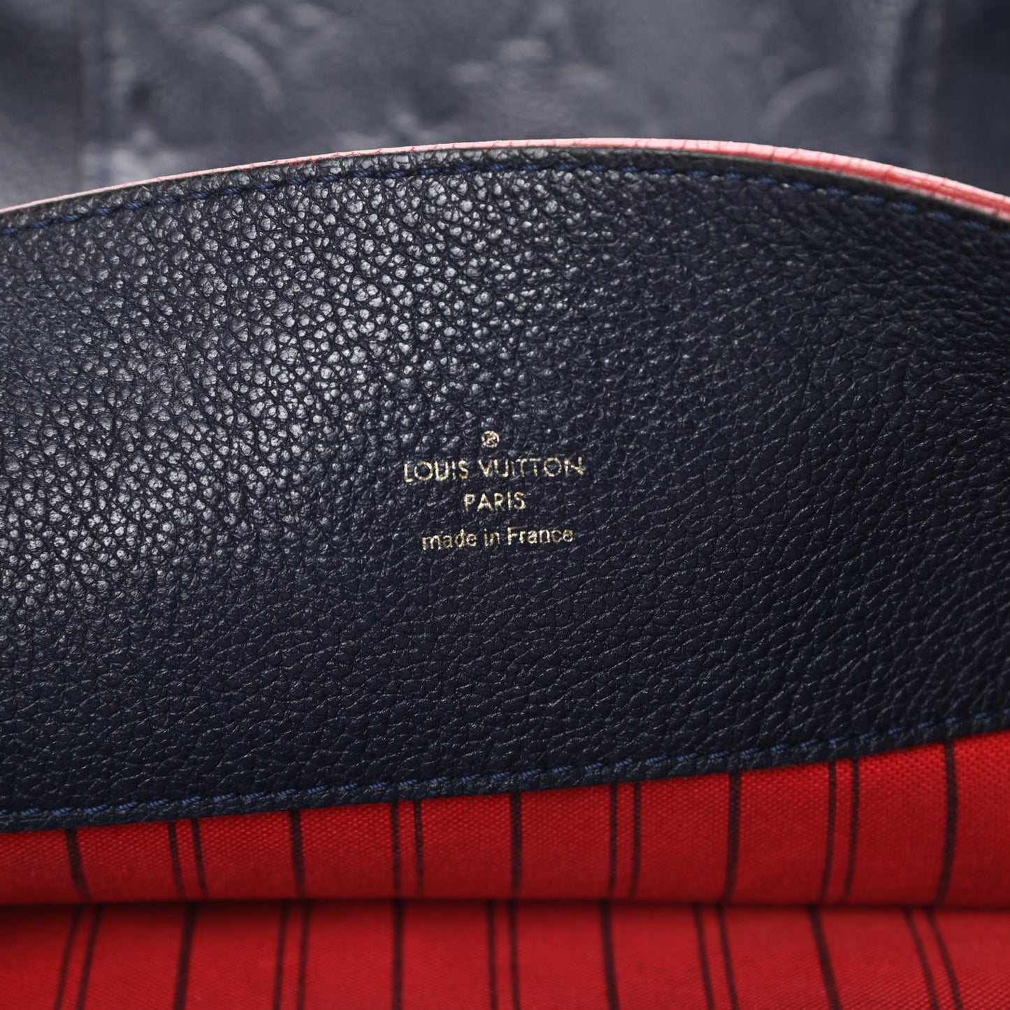 Empreinte Melie Marine Rouge