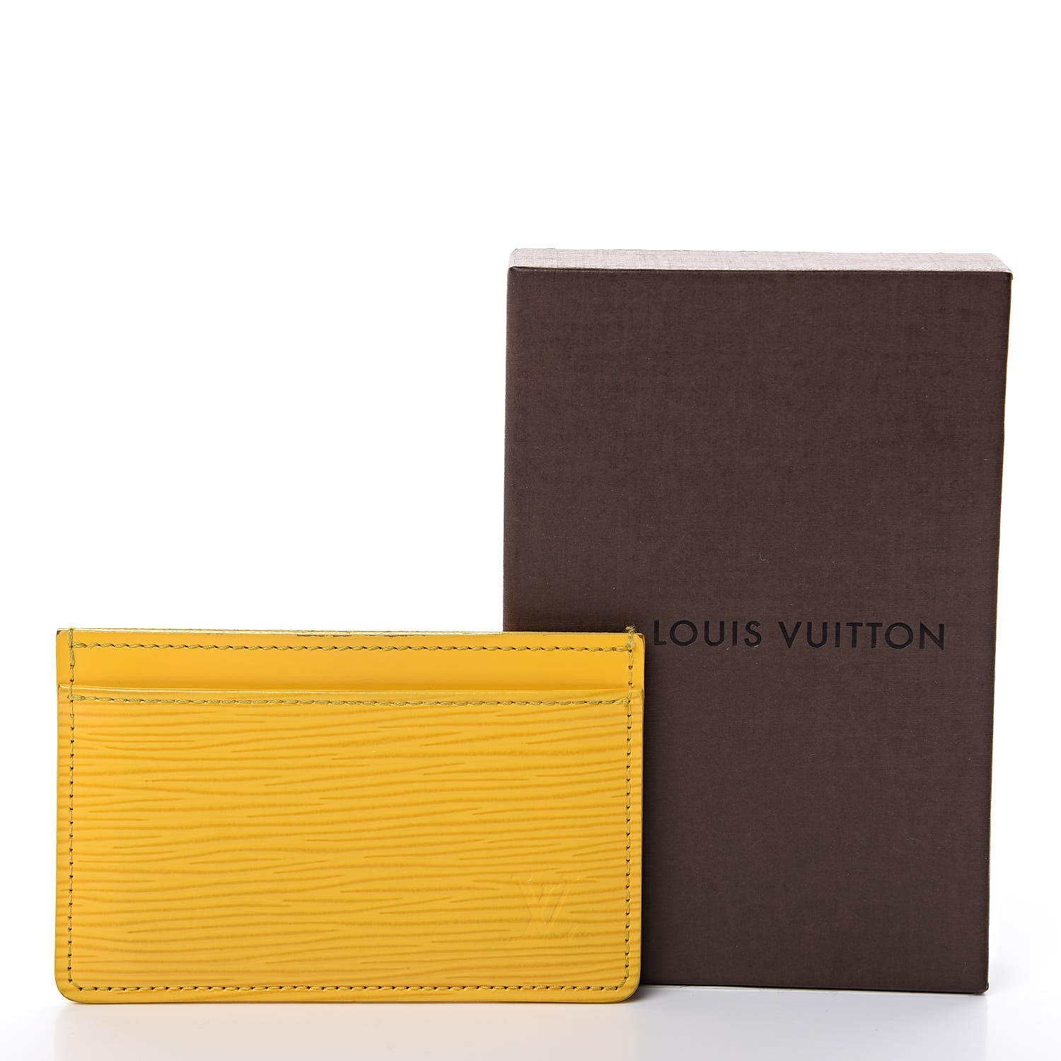 Louis Vuitton Epi Card Holder Jonquille 9 of 9