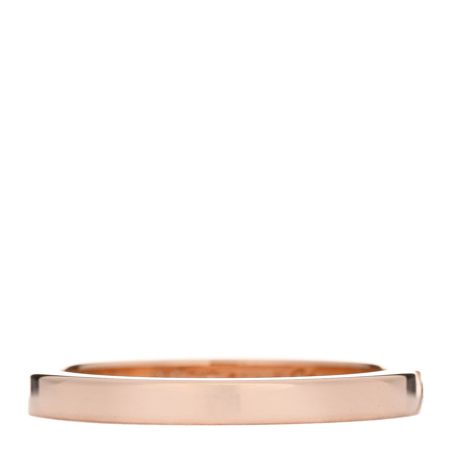 Tiffany 18K Rose Gold Diamond Metro Band Ring 49 4.75 3 of 4