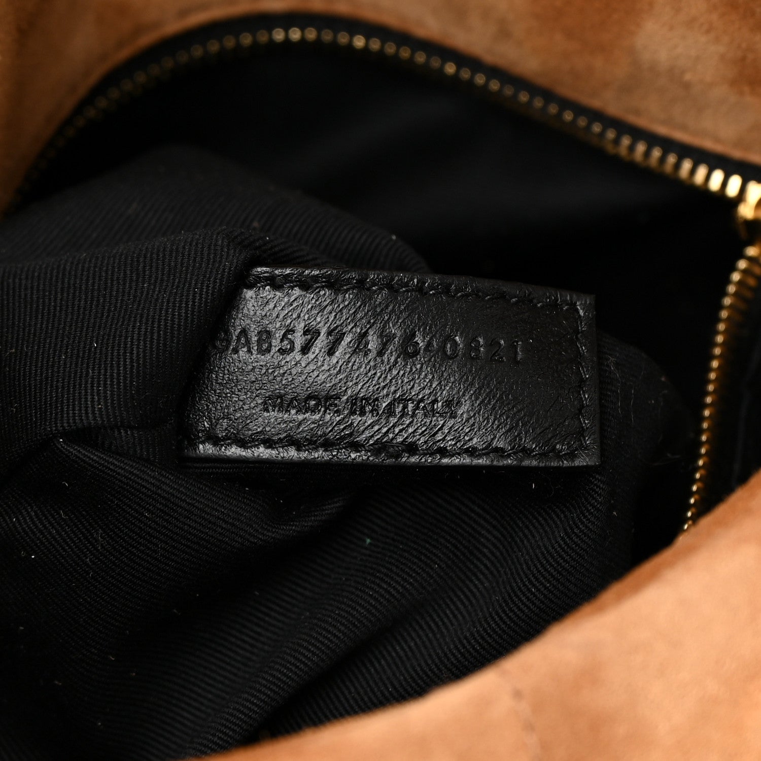 Saint Laurent Suede Calfskin Quilted Small Loulou Puffer Monogram Chain Satchel Cinnamon 7 of 10