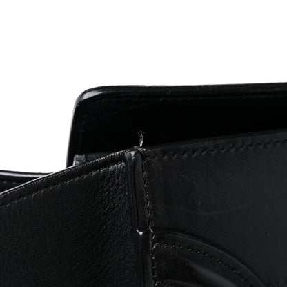 Celine Elephant Calfskin Mini Bi-Color Luggage Black White 18 of 19
