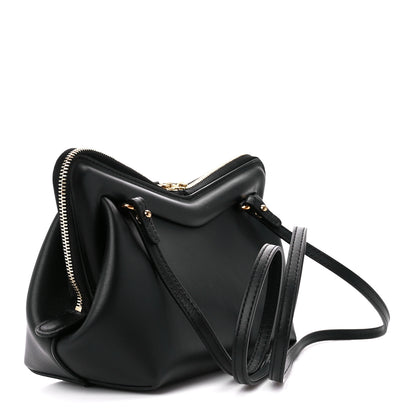 Mansur Gavriel Smooth Calfskin Mini M Frame Crossbody Bag Black 3 of 11