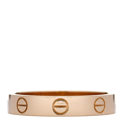 Cartier 18K Yellow Gold 3.5mm LOVE Wedding Band Ring 55 7.25 3 of 5