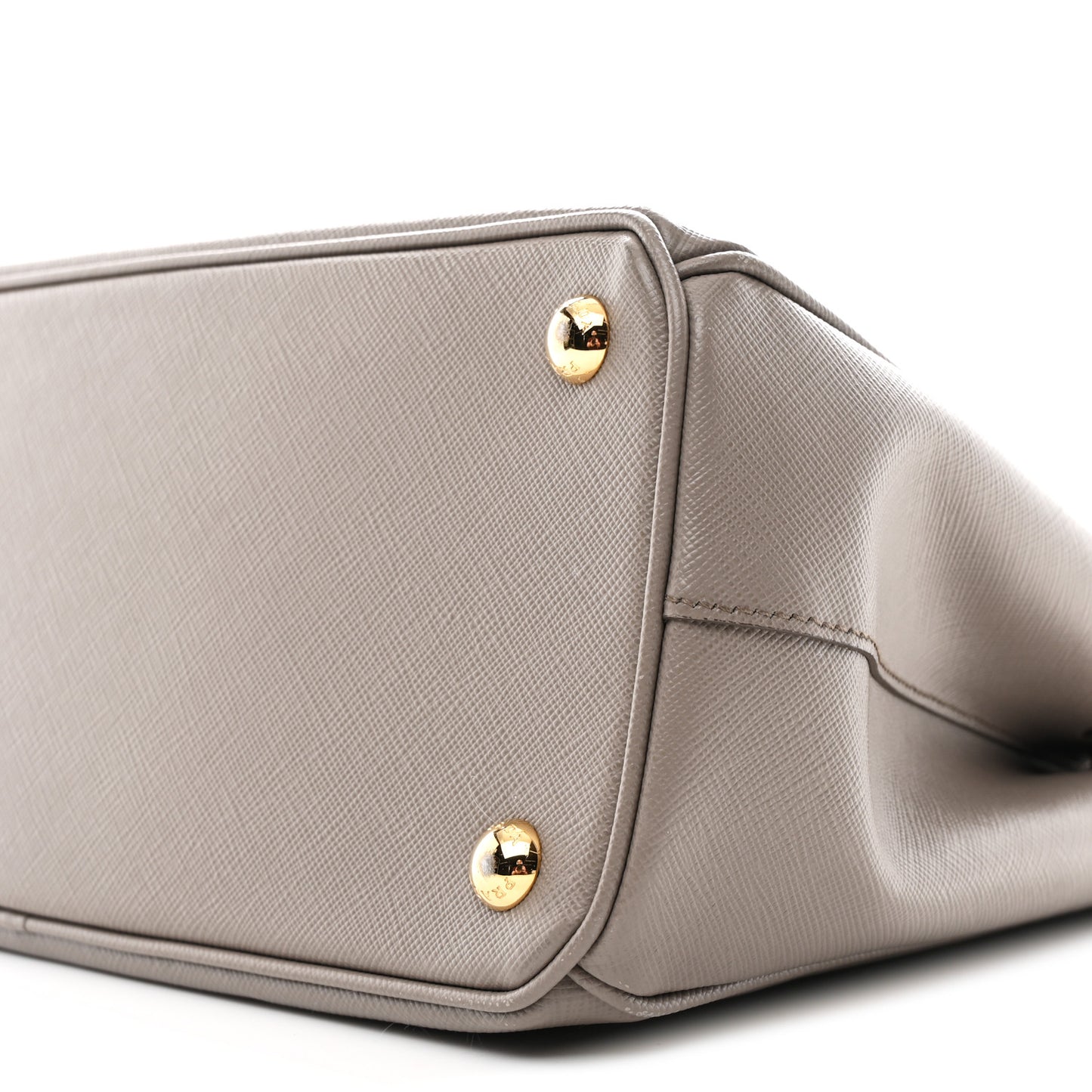 Saffiano Small Galleria Double Zip Tote Argilla