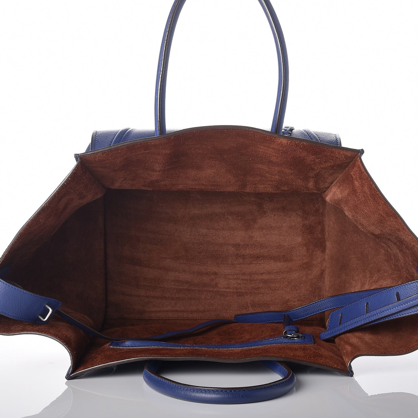 Supple Calfskin Medium Phantom Luggage Indigo