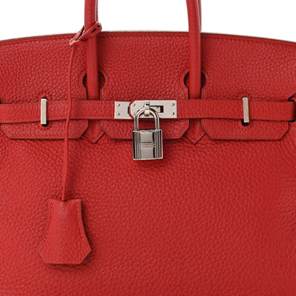 Hermes Togo Birkin 25 Rouge Garance 8 of 17