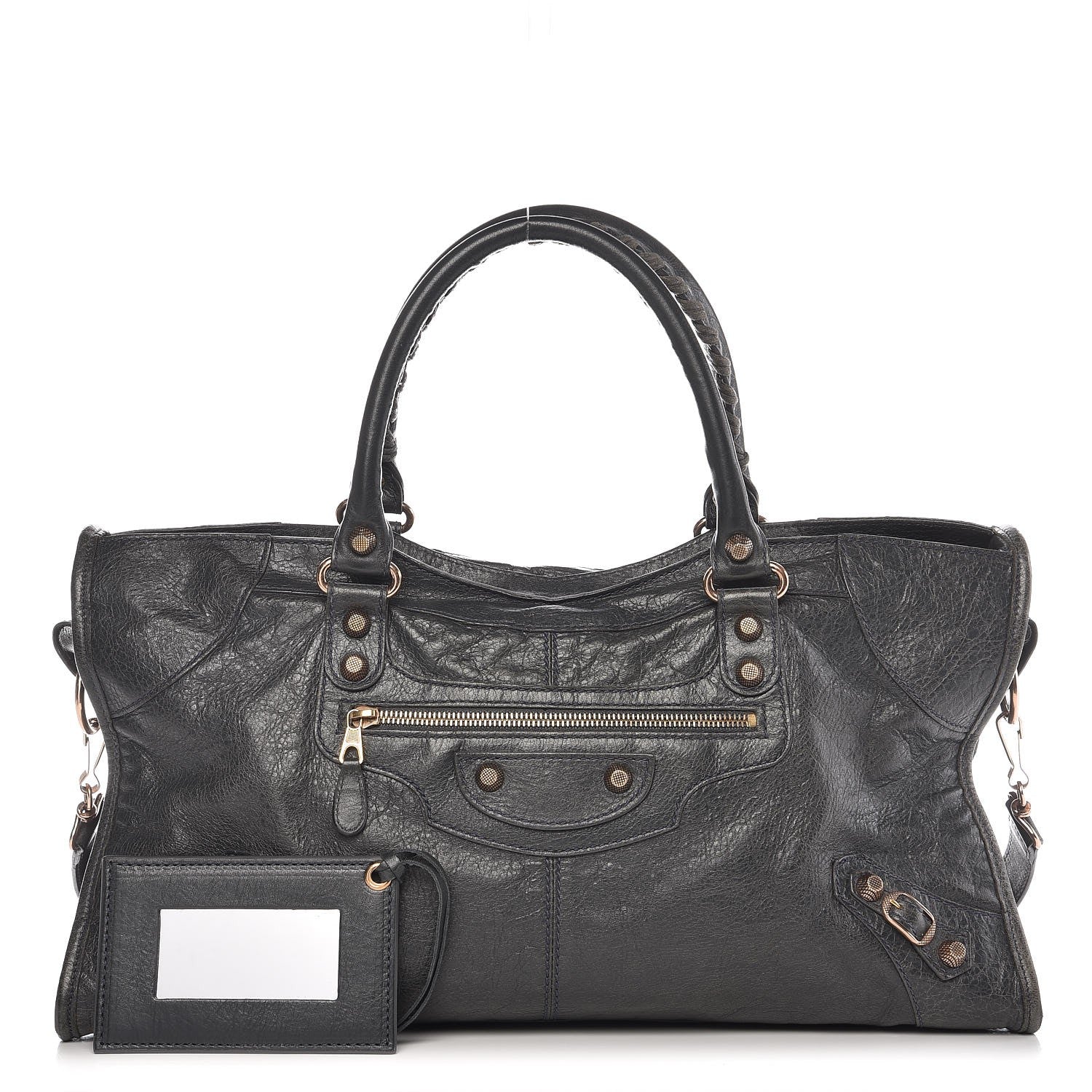 Balenciaga Agneau Giant 12 Rose Gold Hardware Part Time Anthracite 1 of 16