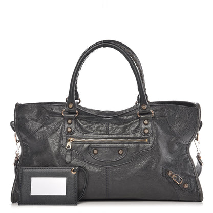 Balenciaga Agneau Giant 12 Rose Gold Hardware Part Time Anthracite 1 of 16