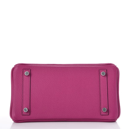 Hermes Togo Birkin 25 Rose Pourpre 6 of 37