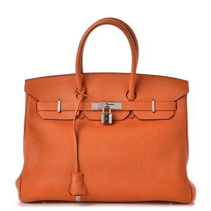 Hermes Togo Birkin 35 Orange 1 of 36