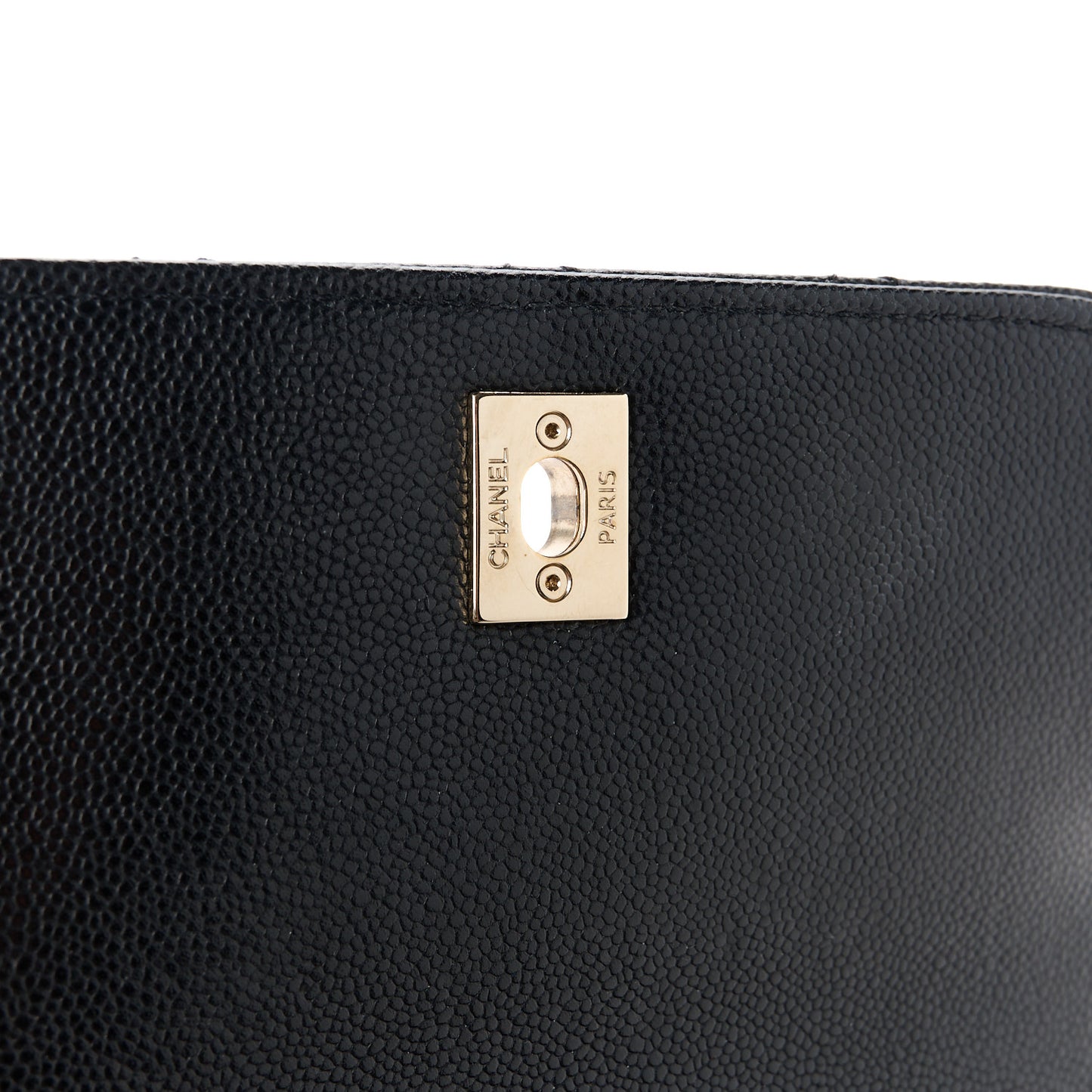 Caviar Quilted Mini Business Affinity Flap Black