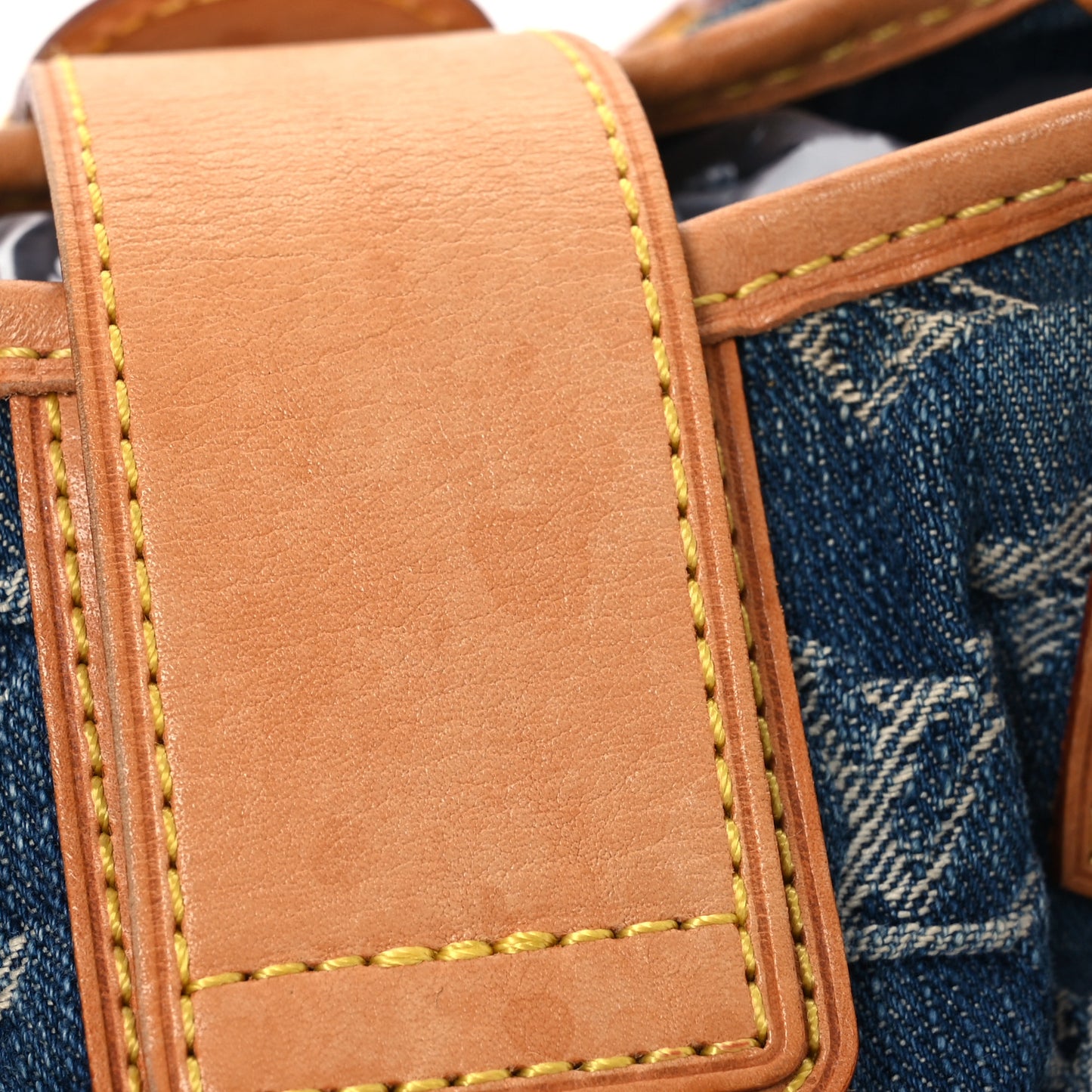 Monogram Denim Pleaty Blue