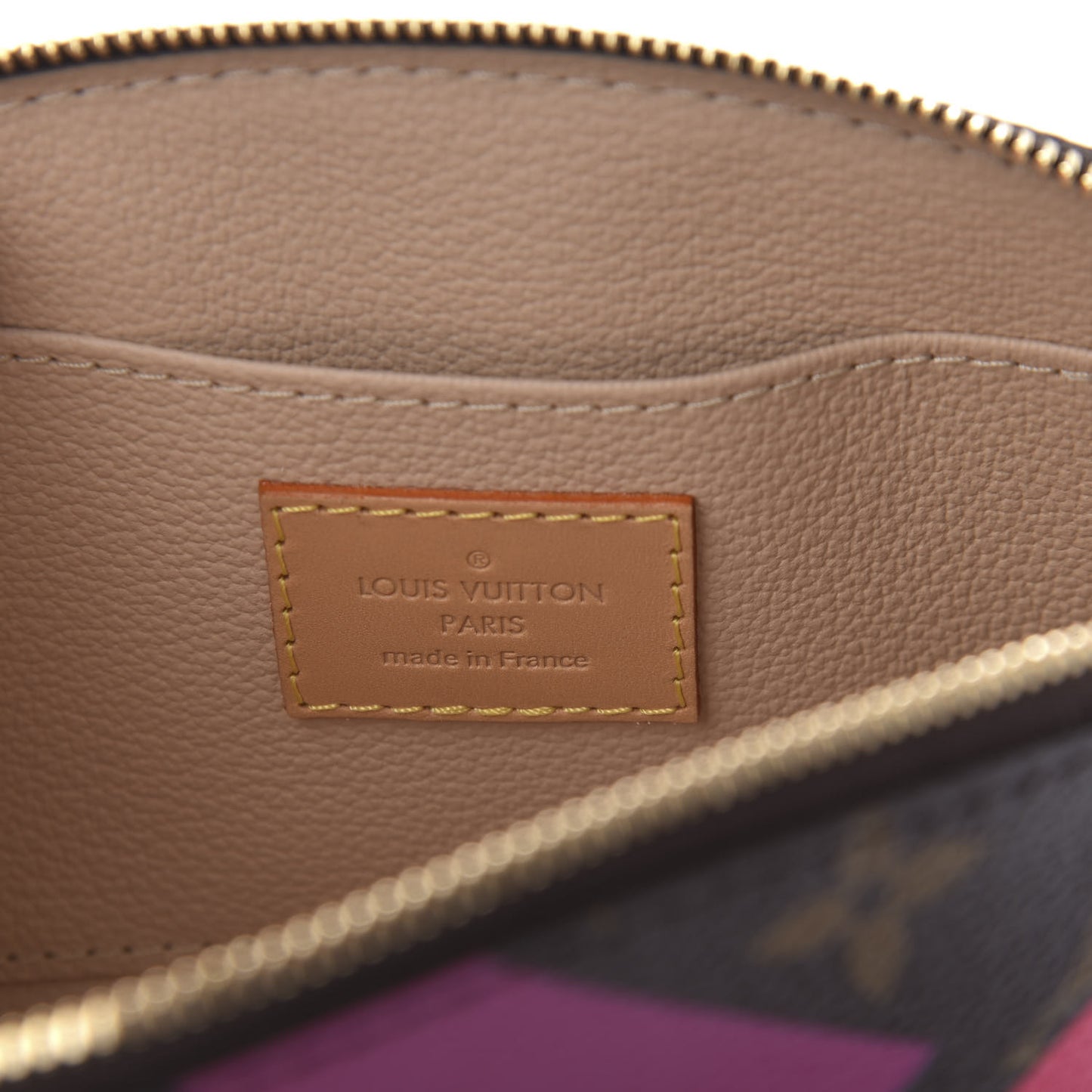 Monogram Game On Cosmetic Pouch