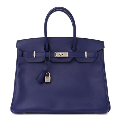 Hermes Epsom Birkin 35 Bleu Encre 1 of 13