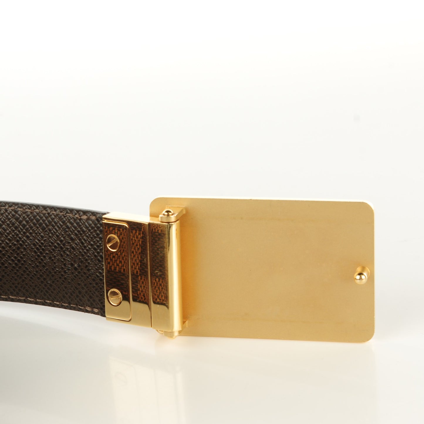 Damier Ebene 35mm Inventeur Reversible Belt 110 44