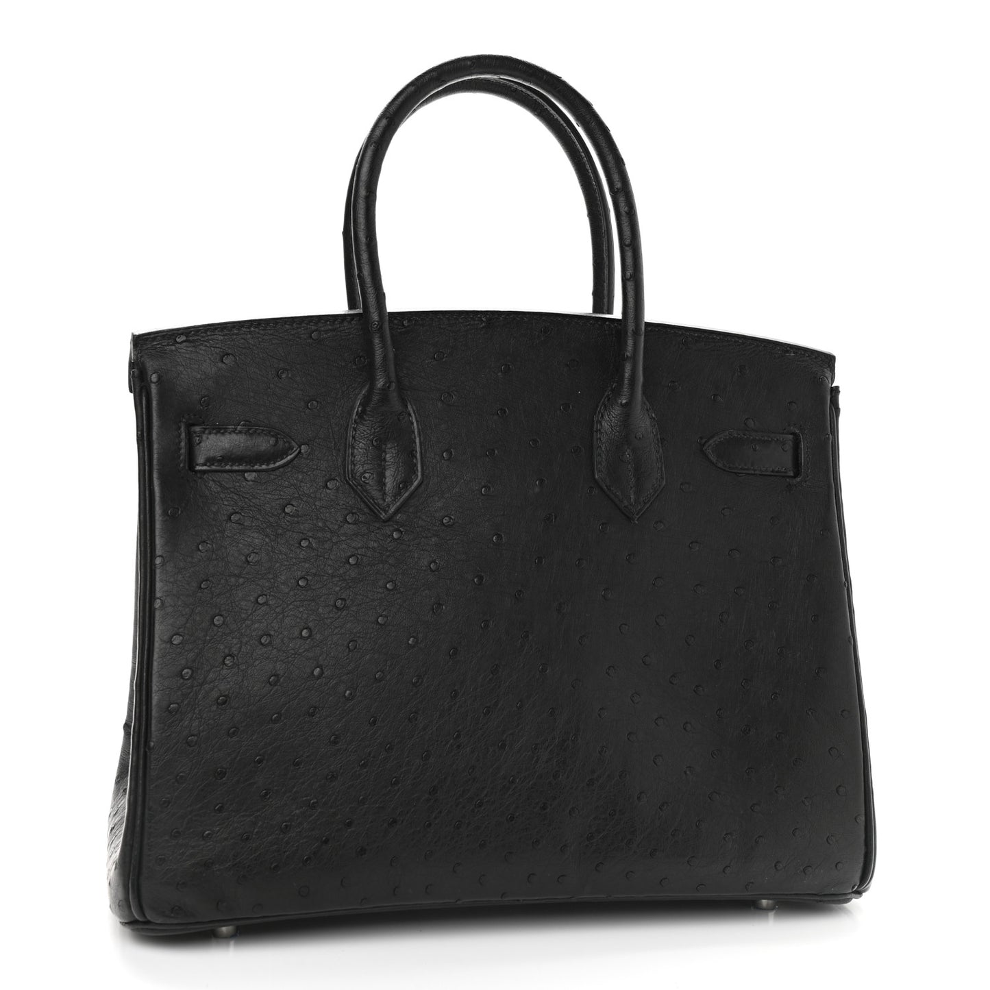 Ostrich Birkin 30 Black