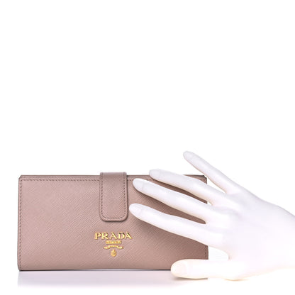 Prada Saffiano Colour Continental Flap Wallet Cammeo 2 of 10