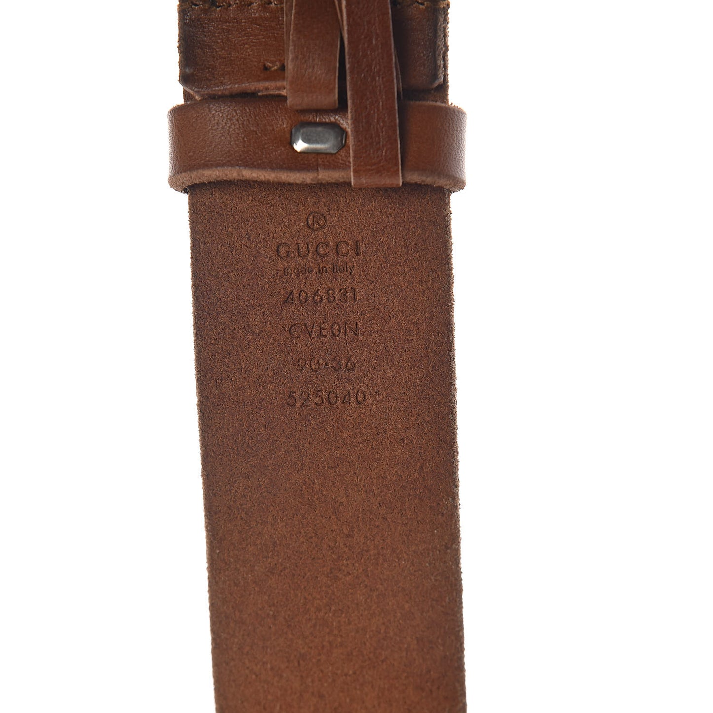 Cuoio Toscano Nickel Double Double G 40mm Belt 90 36 Cuir