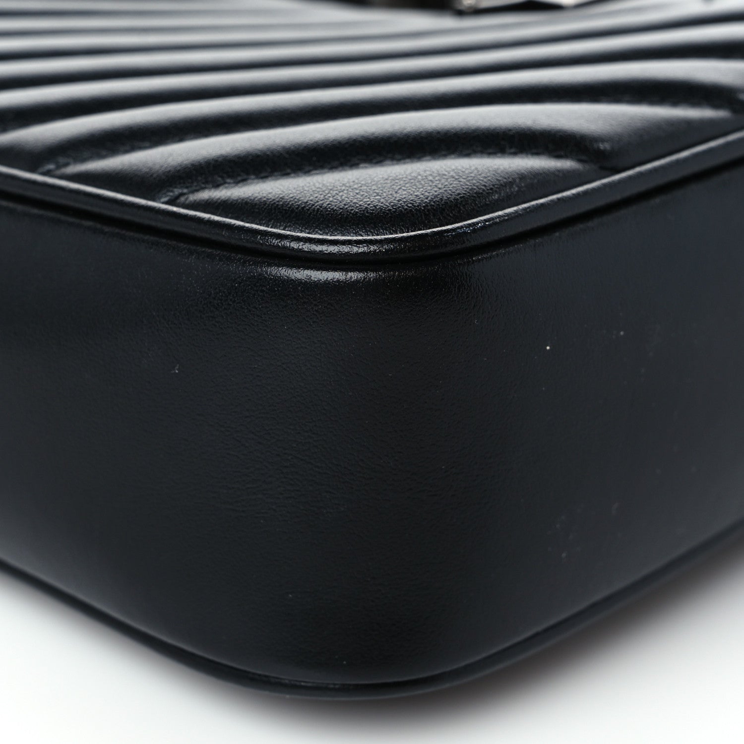 Saint Laurent Calfskin Matelasse Monogram Lou Camera Bag Black 8 of 9