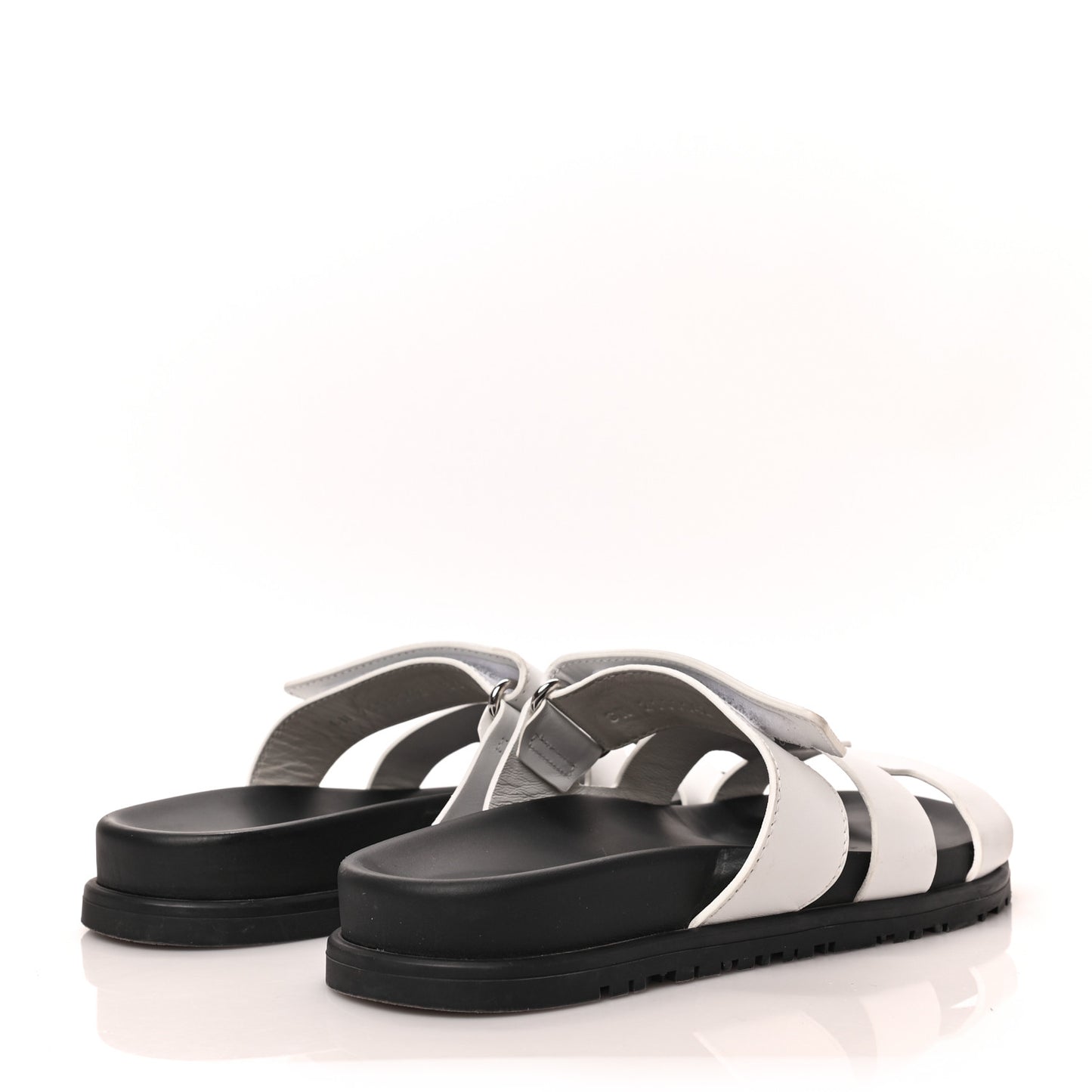 Calfskin Womens Chypre Sandals 36.5 White