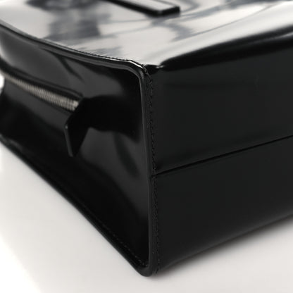 Prada Spazzolato Medium Re-Edition 1995 Double Handle Handbag Black 7 of 8