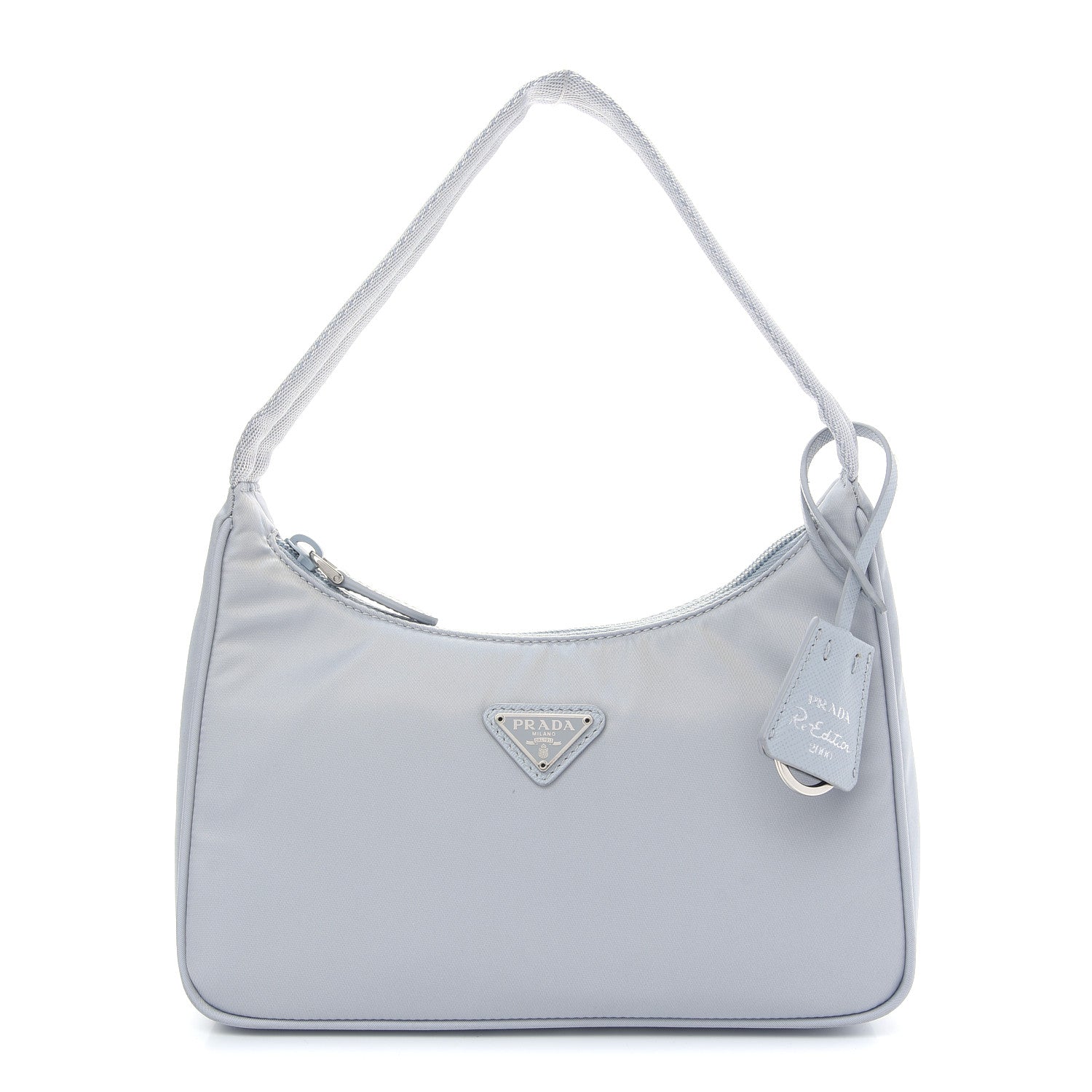 Prada Tessuto Nylon Mini Re-Edition 2000 Bag Fiordaliso 1 of 9