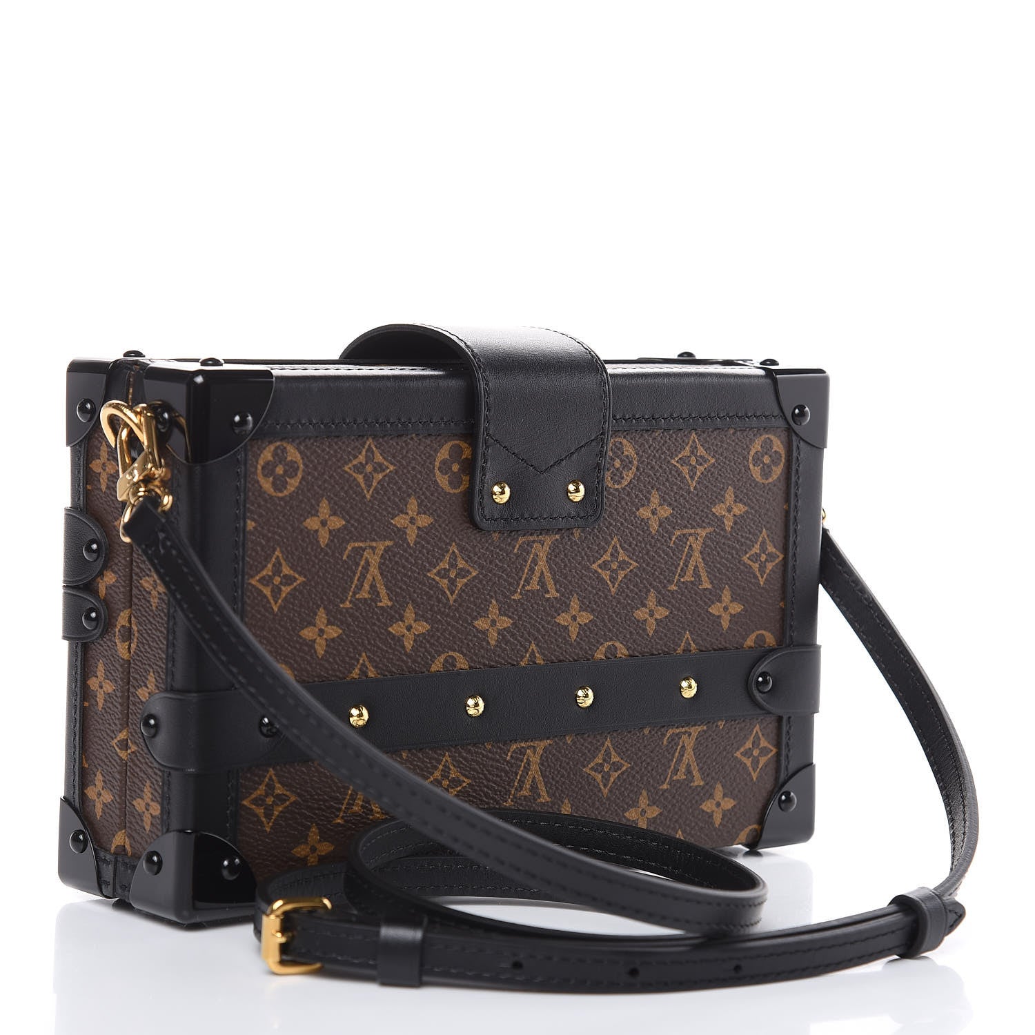 Louis Vuitton Monogram Petite Malle Black 3 of 10