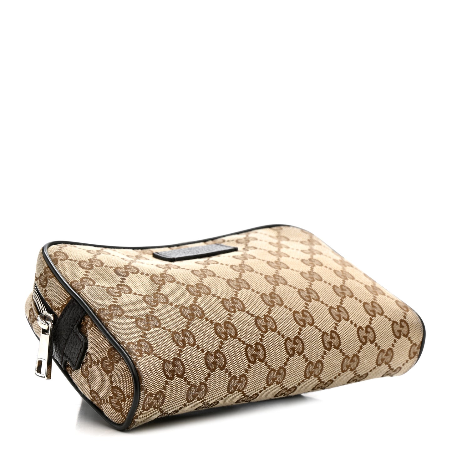Monogram Dollar Calfskin Belt Bag Beige Ebony Testa di Moro Marrone Scuro