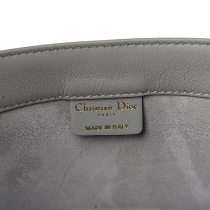 Christian Dior Calfskin Embossed Medium Book Tote Grey Stone 6 of 13