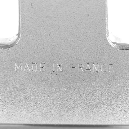 Hermes Brushed Palladium 32mm H Belt Buckle 4 of 4