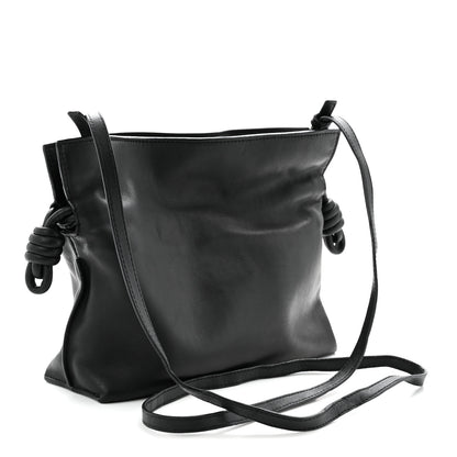 Loewe Calfskin Mini Flamenco Knot Clutch Black 3 of 11