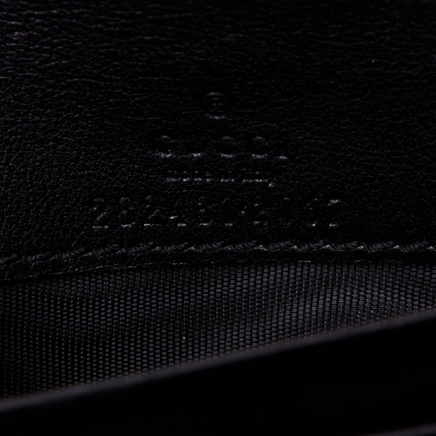 Gucci Guccissima Sukey Continental Wallet Continental Wallet Black 7 of 7