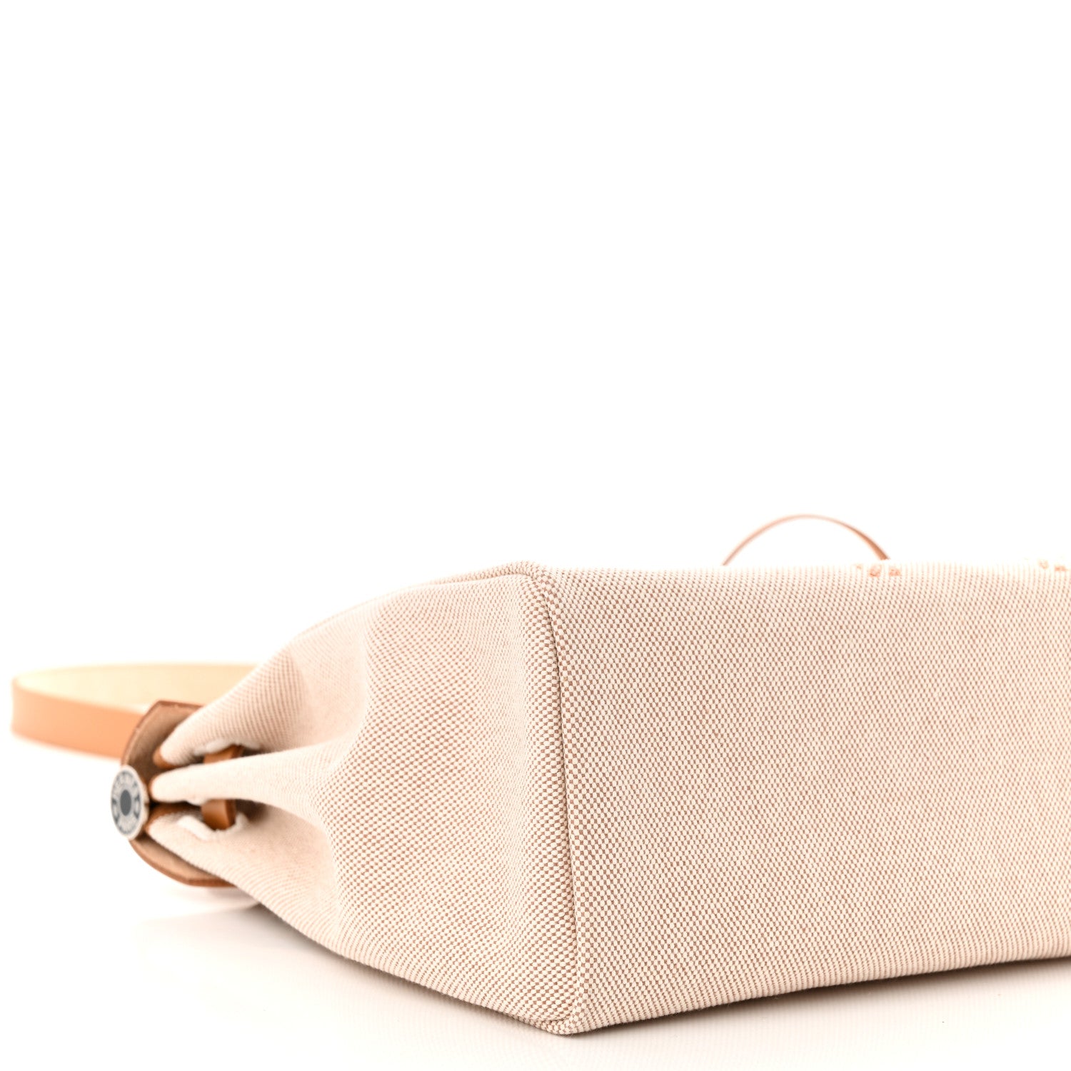 Hermes Vache Hunter Toile H Brides de Gala Herbag Zip Retourne 31 PM Natural 10 of 11