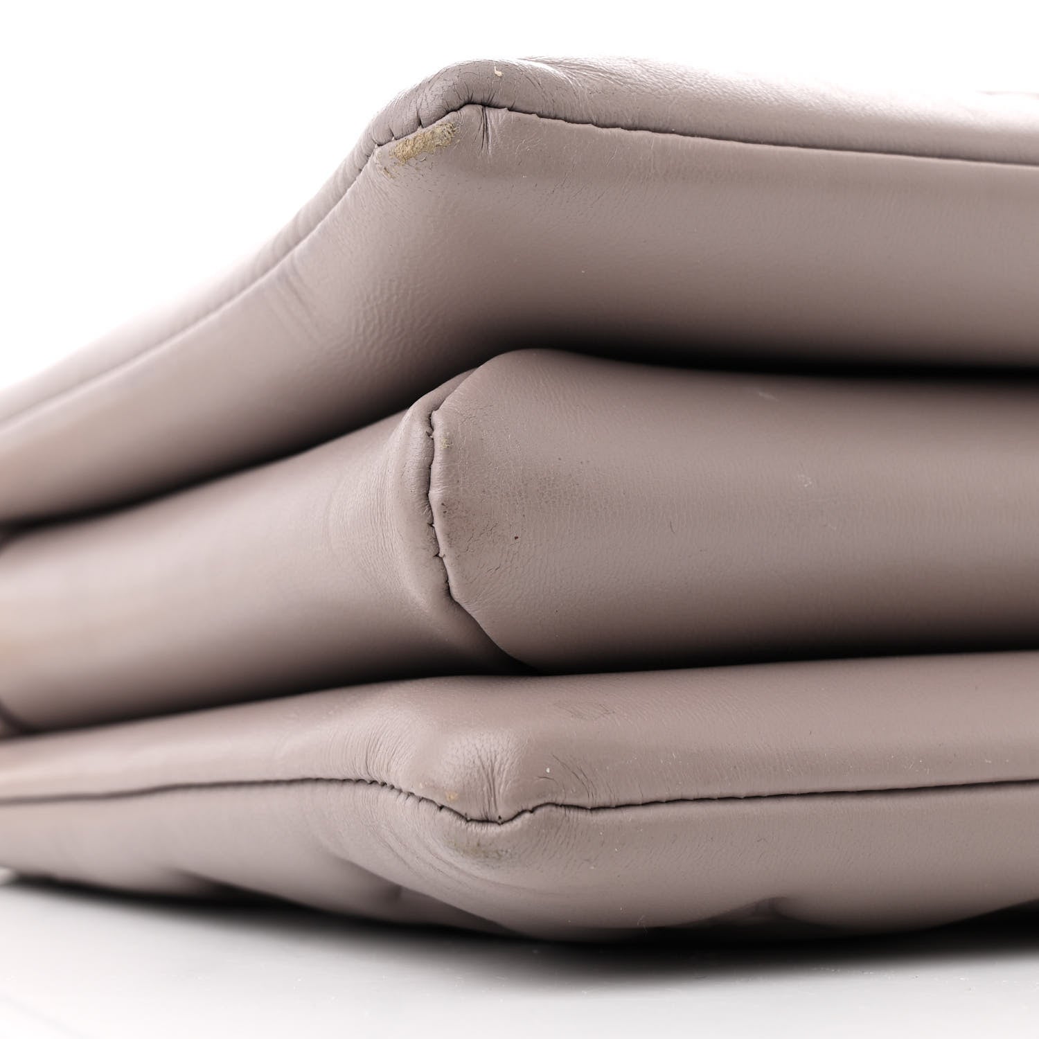 Louis Vuitton Lambskin Embossed Monogram Coussin PM Gris 10 of 12