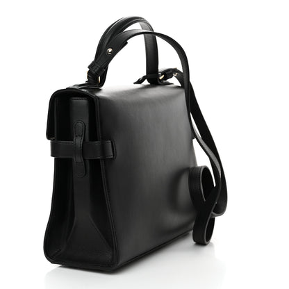 Delvaux Calfskin MM Tempete Satchel Black 3 of 11