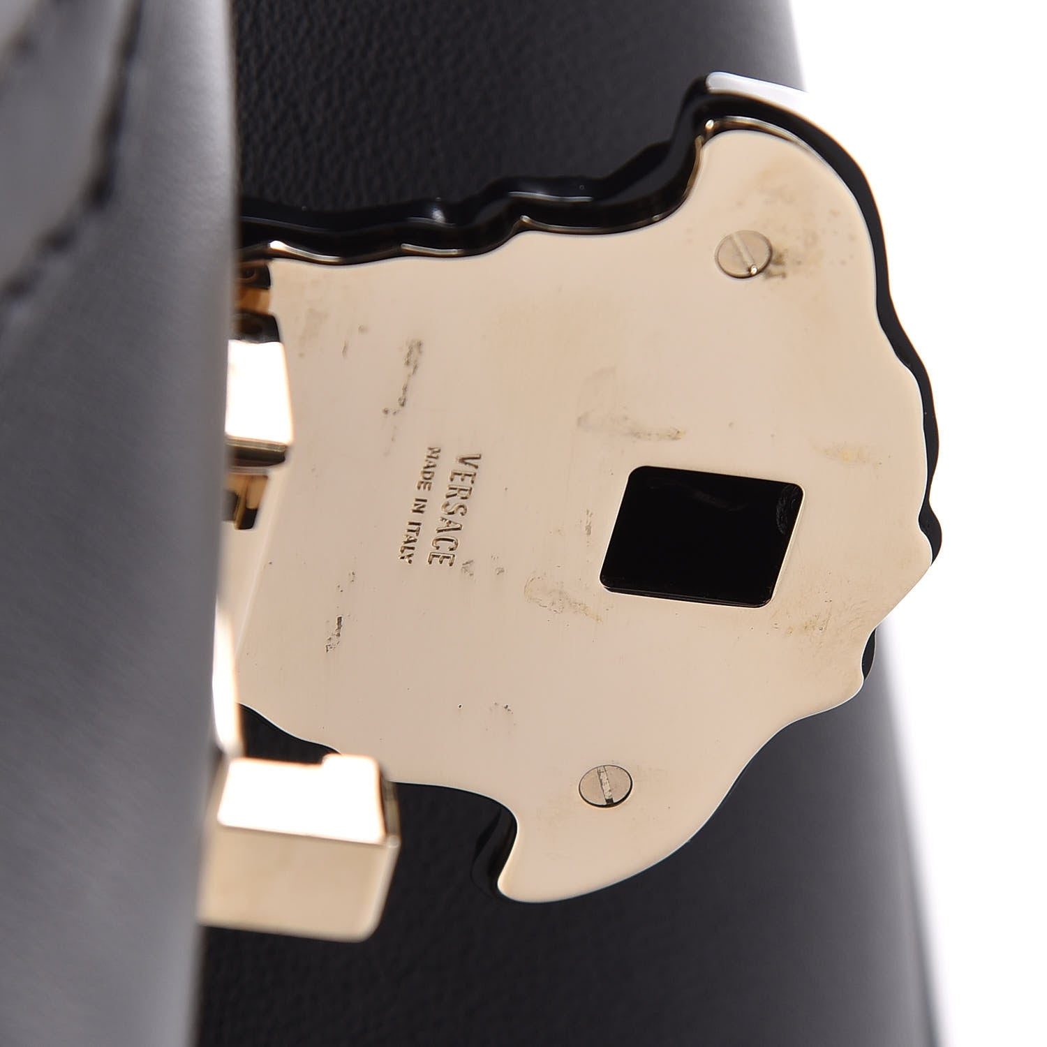 Versace Calfskin Large Palazzo Empire Bag Black 23 of 23