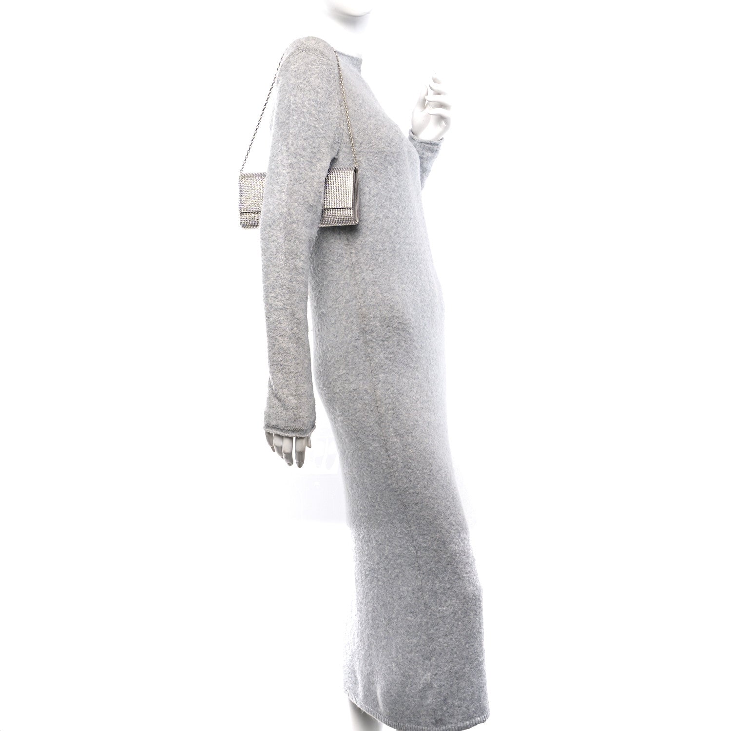 Judith Leiber Swarovski Crystal Ritz Fizz Clutch Champagne Silver 2 of 14