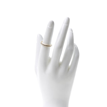 David Yurman 18K Yellow Gold Diamond 2mm Cable Collectibles Band Ring 52 6 2 of 4