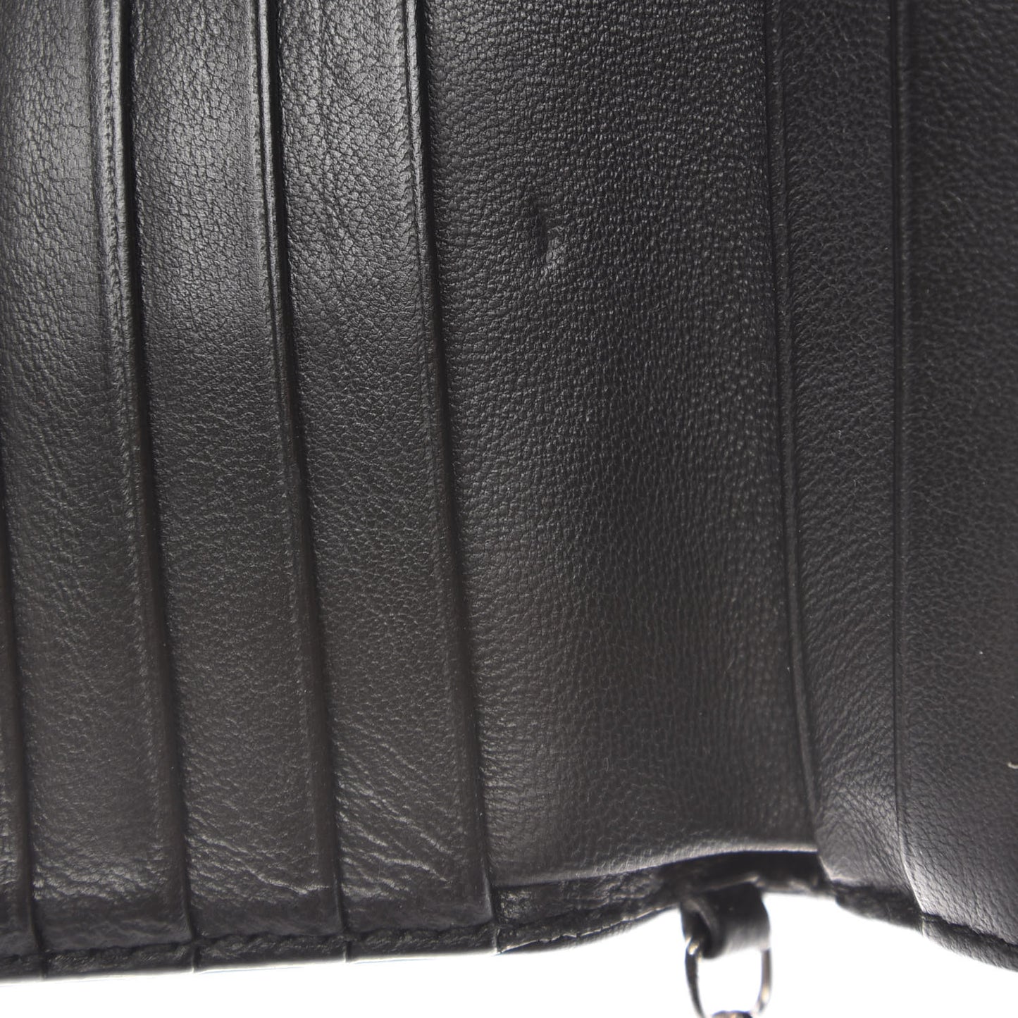 Lambskin Cannage Lady Dior Eden Wallet Black