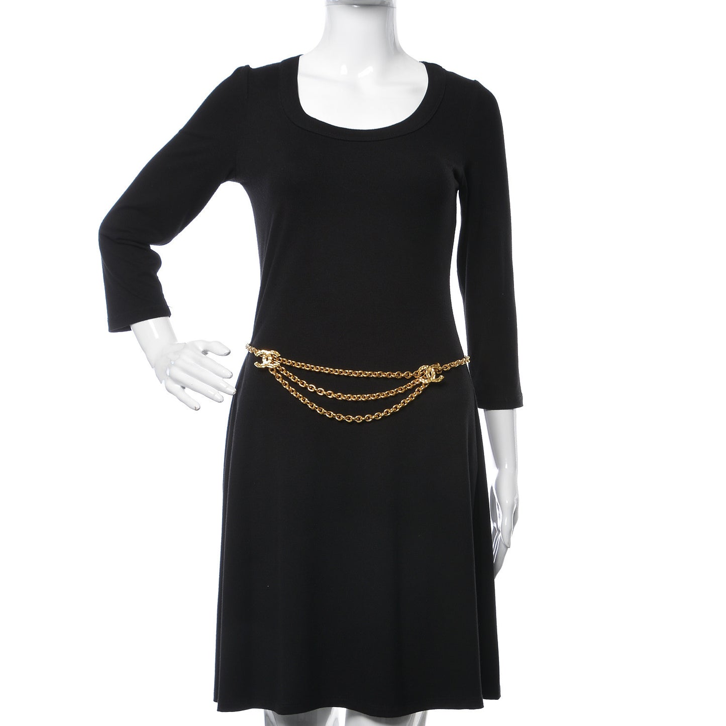 Chain CC Belt Gold