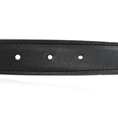Hermes Swift Epsom 24mm H Belt 85 Black Gold 6 of 8