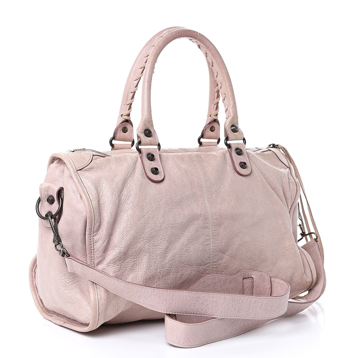 Agneau Classic Hardware Maxi Twiggy Bois de Rose