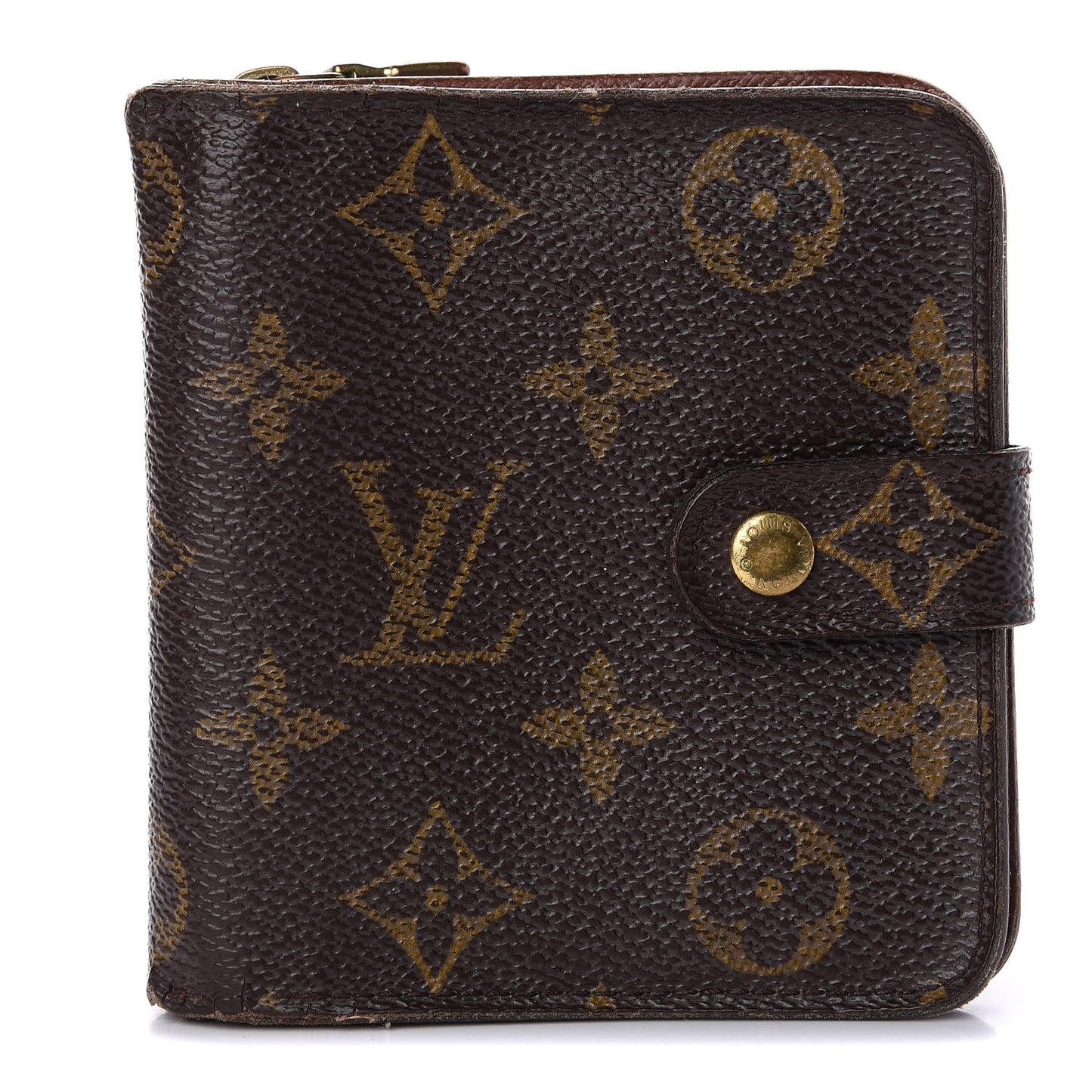 Monogram Compact Zippe Zipped Wallet