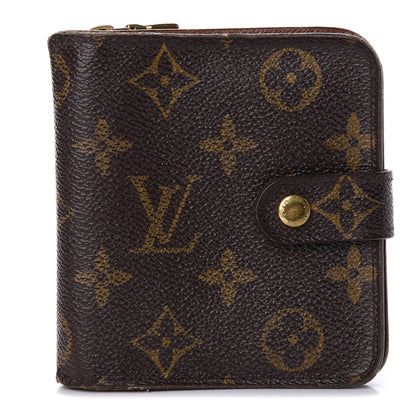 Louis Vuitton Monogram Compact Zippe Zipped Wallet 1 of 13