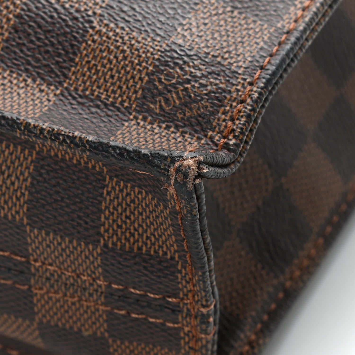 Louis Vuitton Damier Ebene Sac Plat 10 of 10