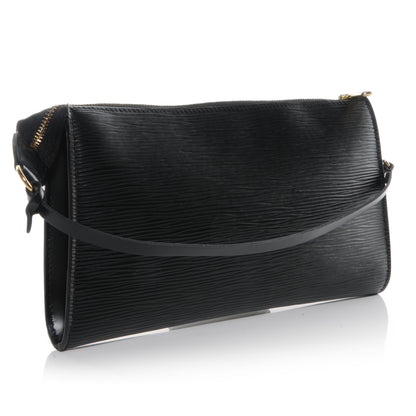 Louis Vuitton Epi Pochette Accessories 24 Black 3 of 7