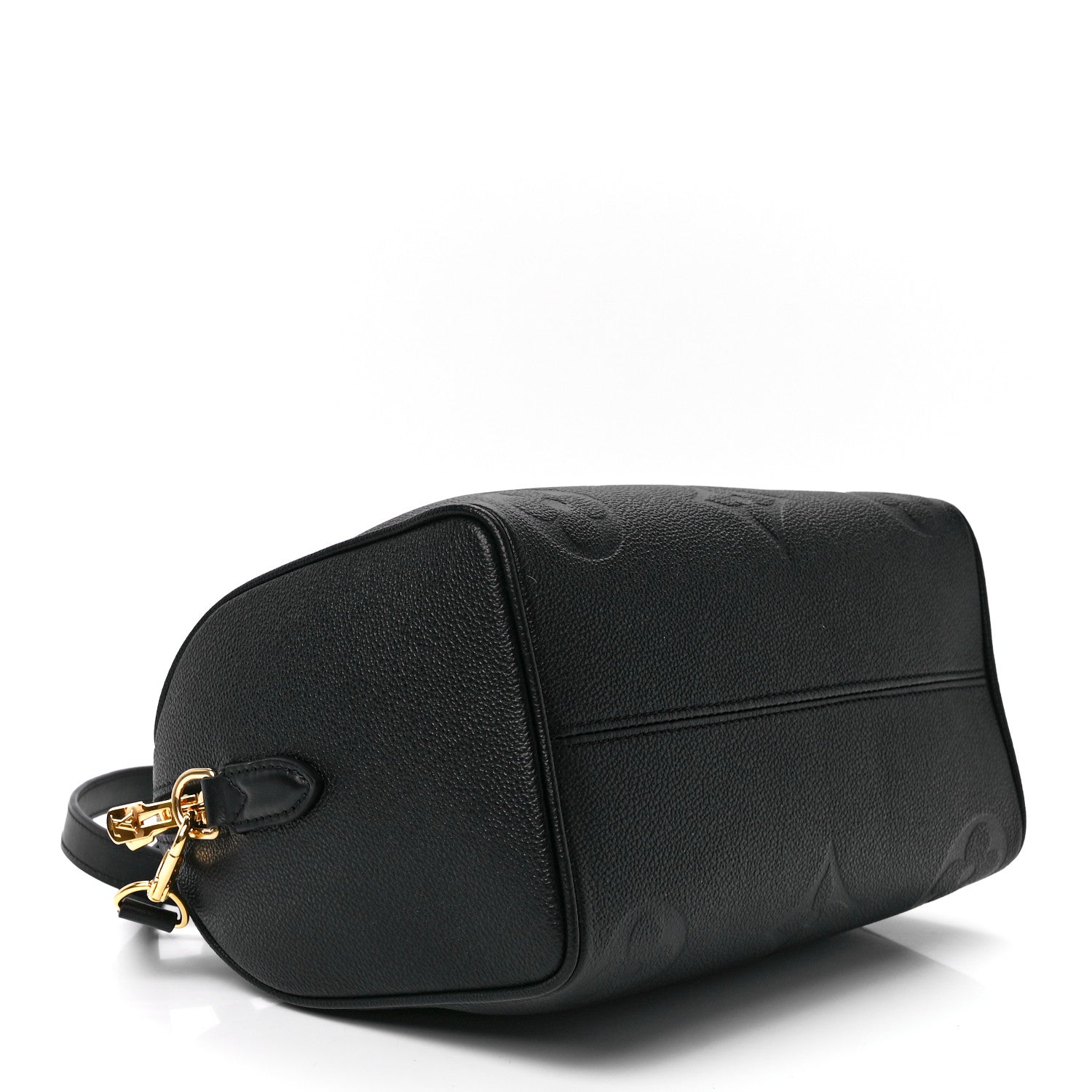 Louis Vuitton Empreinte Monogram Giant Speedy Bandouliere 25 Black 4 of 12