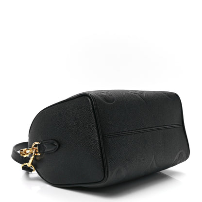 Louis Vuitton Empreinte Monogram Giant Speedy Bandouliere 25 Black 4 of 12